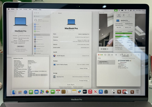 Apple macbook pro 2018 - apple, 15"