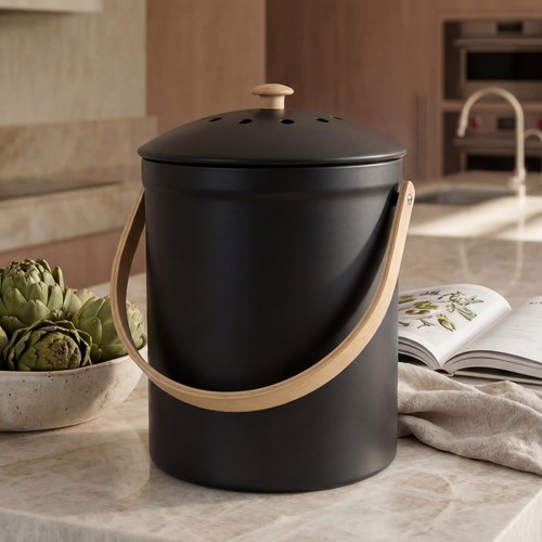 Beautiful kitchen compost bin - kitchen,