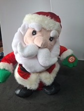 A Interactive Santa and Reindeer Singing and Moving Battery Operated Christmas