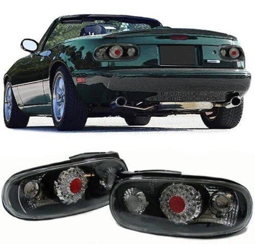Black led rear - black, back