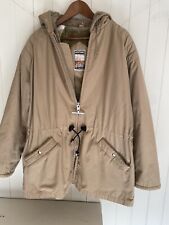 Vintage Mens Beige Mighty Mac Fur Lined Coat Size 44