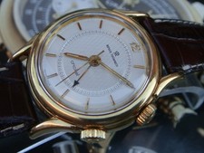 Revue Thomenn Cricket mint alarm vintage mans mens gents wrist watch croc band