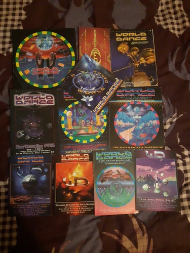 World dance rave flyers - 11,