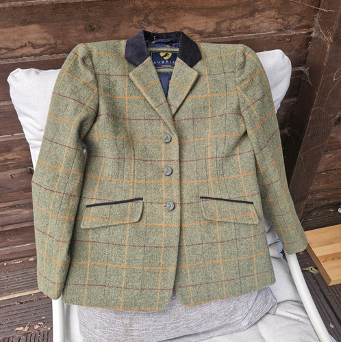 Aubrion kids green tweed check - kids,