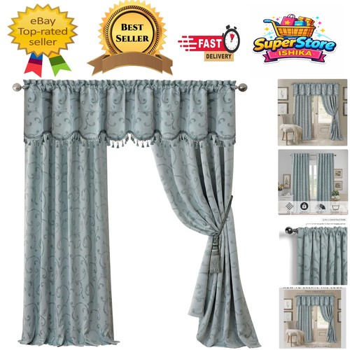 Regal jacquard blackout window - jacquard,