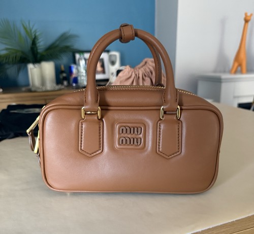 Miu arcardie leather bag - arcardie,