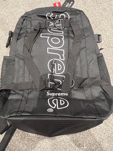 Supreme backpack black - black/,, 100%