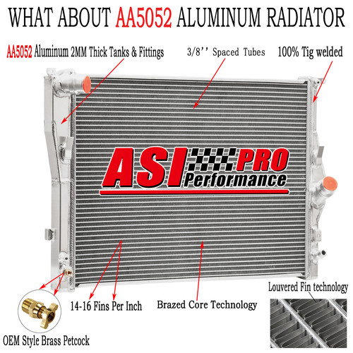 Rows aluminium radiator for - 3,