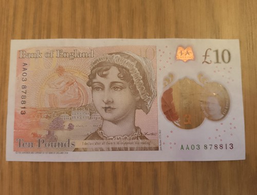 Aa03 polymer ten pound - £10,