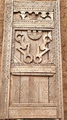 Ancient front door - door, amazigh