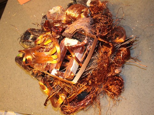 Scrap copper wire arts - scrap,