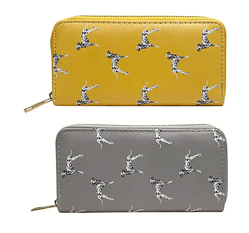 Dalmatian purse wallet zipped - wallet,