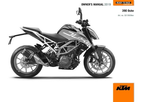 Ktm owners manual - owners,