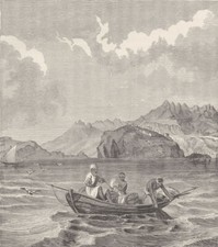 SUDAN. An Arab fishing-boat on