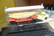 EXCELLENT VINTAGE 1970s MAJORETTE ARTIC YACHT TRAILER LORRY 1/100 BOXED