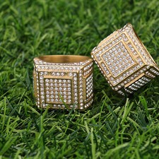 Mens Large Rock Hip Hop Iced