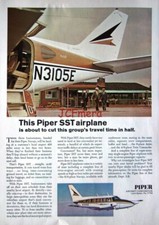 Piper NAVAJO Airplane Vintage