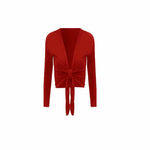 New ladies tie crop shrug - ladies, up
