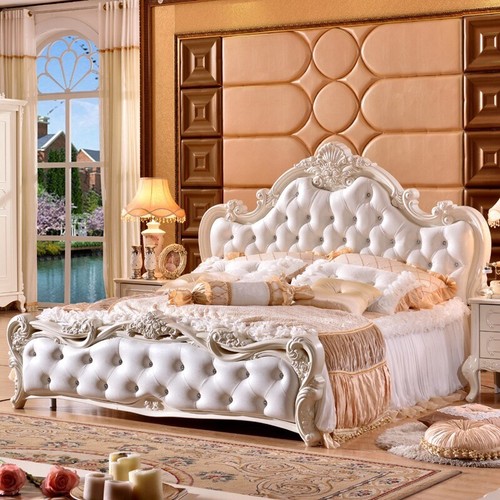 Rococo bed king size - rococo, -french