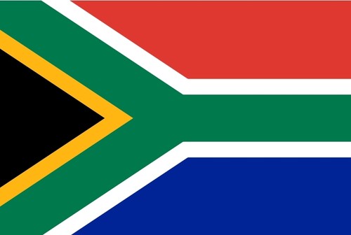 South africa national flag - flag, 5x3
