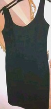 Ladies dress s10 black lined