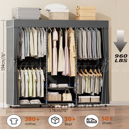 Heavy duty garment rack - rack, large