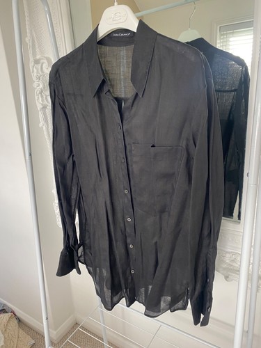 Luisa cerano black ramie - cerano, shirt
