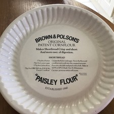 BROWN  & POLSON’S.  SHORTBREAD MOULD.   GOOD ORDER SIZE 9”. 23 Cms Approx