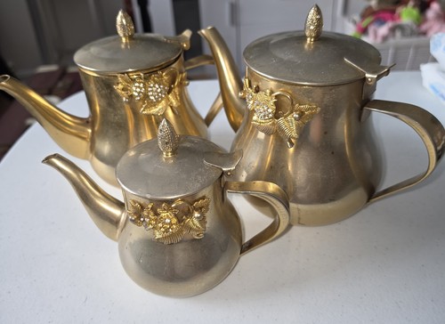 Set gold tone jeweled - gold,