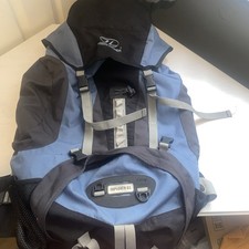 Highlander Explorer 85L Blue Triple Lock ABS Trekking Backpack