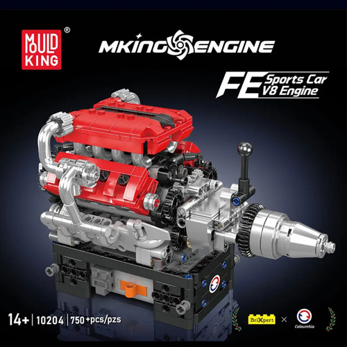 Mouldking model engine fe - v8,