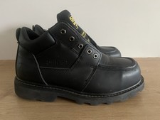 DeWalt Black Safety Shoes Size UK 9 Steel Toe Footwear New - No Laces