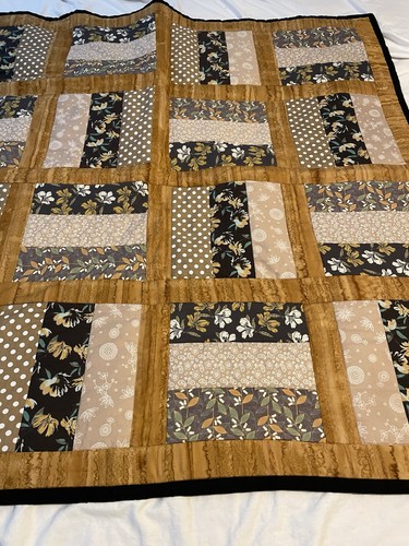 Handmade patchwork quilt lap - quilt,