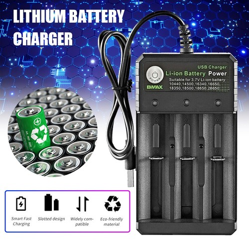 18650 battery charger slots - charger,