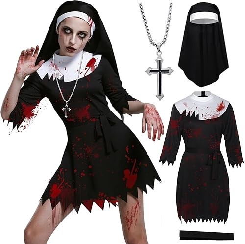 Large womens nun costume - large,