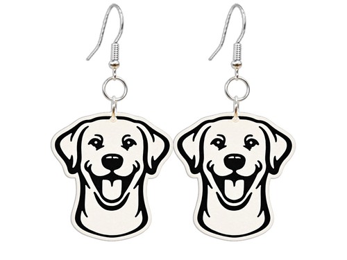 Labrador earrings lightweight - labrador,