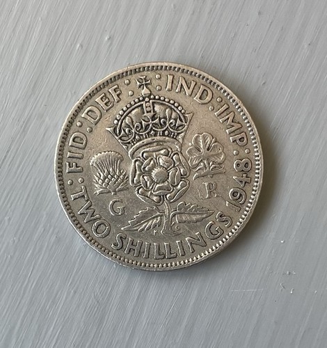1948 george two shillings - george,