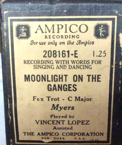 Ampico reproducing word - ampico, roll