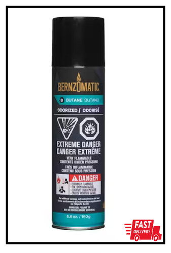 Butane gas cylinder - 5.6, oz.