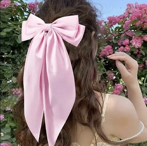 French big bow hair clip - bow,