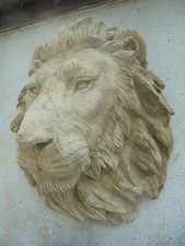 Large lion head wall - head,