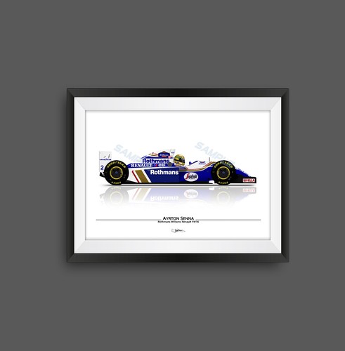 Ayrton senna williams - williams, fw16