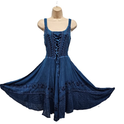 Knee length boho dress - knee,