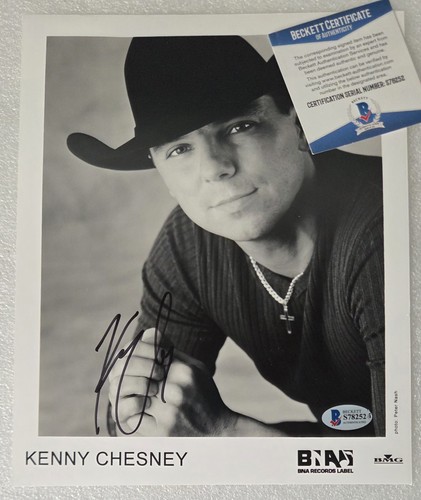 Kenny chesney signed - chesney, beckett