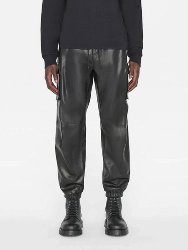 Mens black cargo biker - mens,