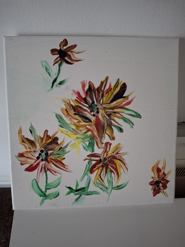 Modern abstract acrylic art - ,