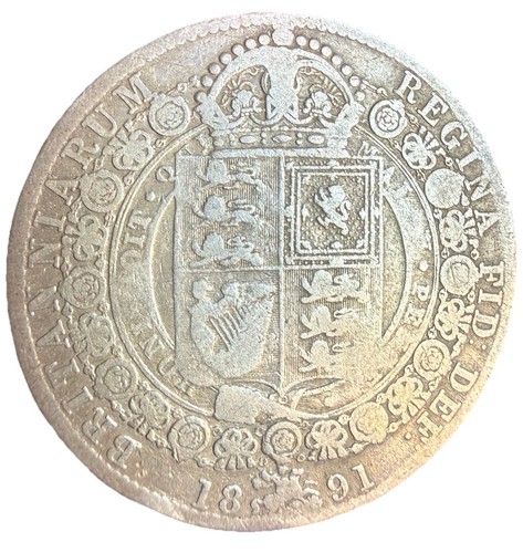 1891 victoria half - 1891,