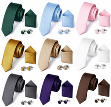 Premium Quality 3 Pcs Matt Tie