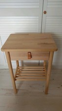 IKEA BJÖRKSNÄS Bedside Table, Birch, 48x38 Cm