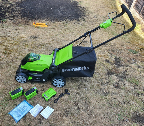 Greenworks 40v cordless - cordless, push